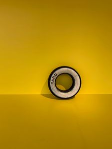 Превью обои колесо, круг, минимализм, желтый