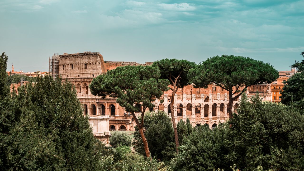 Обои колизей, италия, рим, архитектура