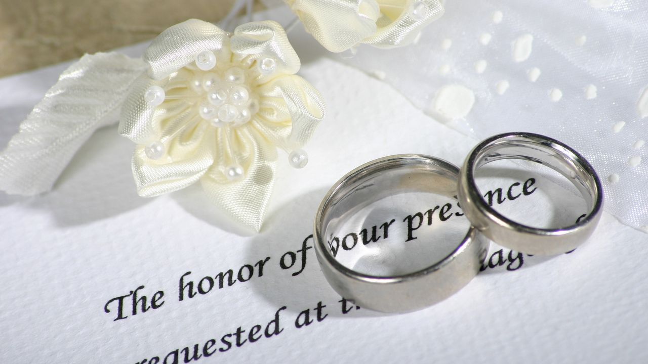 Обои кольца, обручальный, свадьба, приглашение
