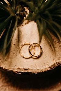 Превью обои кольца, золото, любовь, свадьба, романтика