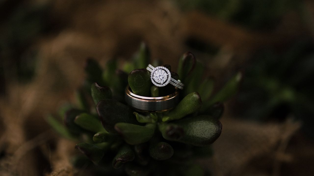 Обои кольцо, бриллианты, драгоценность, любовь, романтика