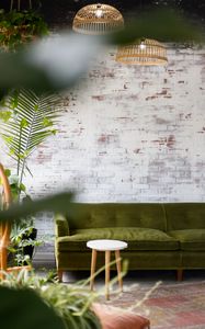 Превью обои комната, интерьер, мебель, цветы, растения