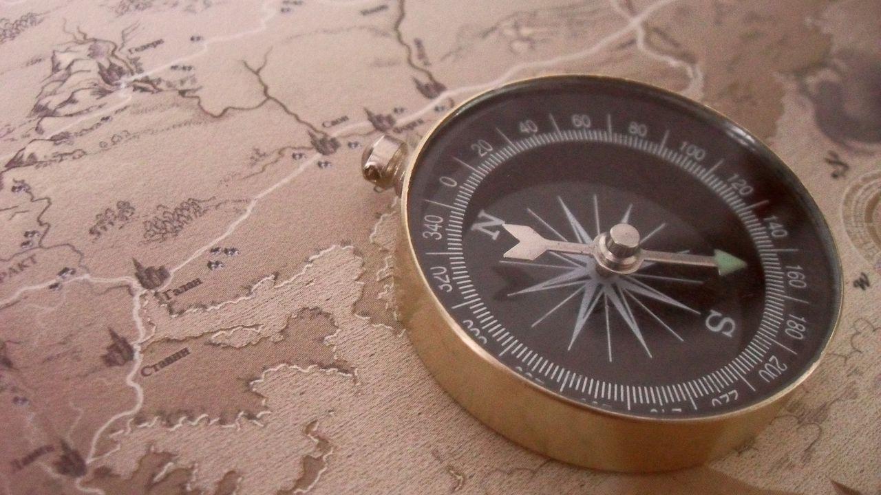 Обои компас, направление, путешествие