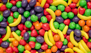 Превью обои конфеты, драже, разноцветный, сладость