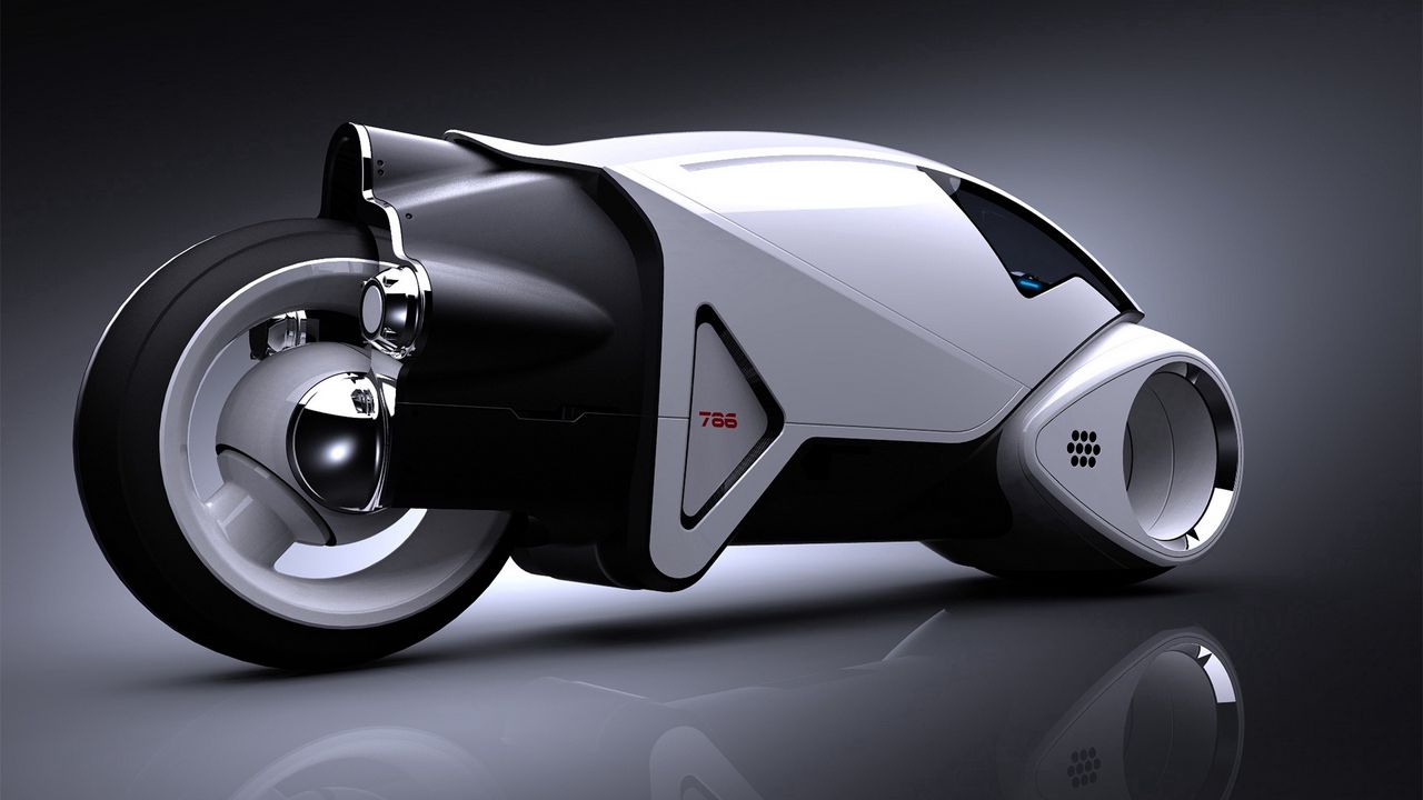 Обои концепция, прототип, мотоцикл, будущее