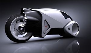 Превью обои концепция, прототип, мотоцикл, будущее
