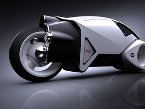 Превью обои концепция, прототип, мотоцикл, будущее