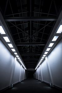 Превью обои коридор, тоннель, подсветка, свет, здание