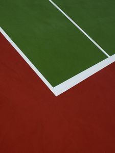 Превью обои корт, стадион, разметка, поверхность