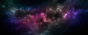 Превью обои космос, галактика, вселенная, звезды, блеск, разноцветный