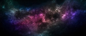 Превью обои космос, галактика, вселенная, звезды, блеск, разноцветный