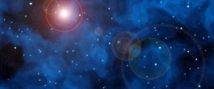 Превью обои космос, небо, звезды, блики