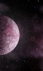 Превью обои космос, планета, звезды, блики, свет