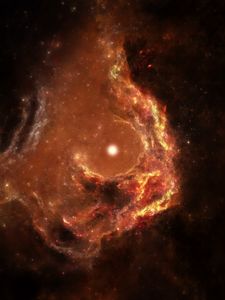 Превью обои космос, туманность, галактика, вселенная, блеск, небо