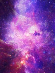 Превью обои космос, туманность, галактика, звезды, яркий, насыщенный