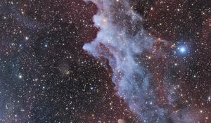 Превью обои космос, туманность, звезды, вселенная, созвездие, астрономия, галактика