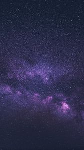 Превью обои космос, вселенная, звезды, фиолетовый