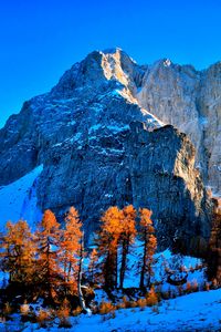 Превью обои kranjska gora, slovenia, горы, небо, горный пейзаж, снег