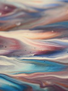 Превью обои краска, fluid art, разводы, разноцветный