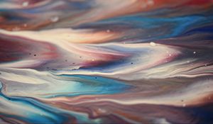 Превью обои краска, fluid art, разводы, разноцветный