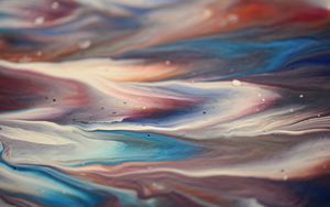 Превью обои краска, fluid art, разводы, разноцветный