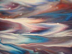 Превью обои краска, fluid art, разводы, разноцветный