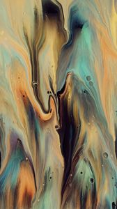 Превью обои краска, fluid art, разводы, жидкость, разноцветный