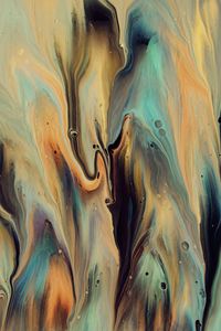 Превью обои краска, fluid art, разводы, жидкость, разноцветный