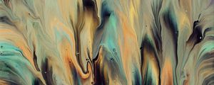 Превью обои краска, fluid art, разводы, жидкость, разноцветный