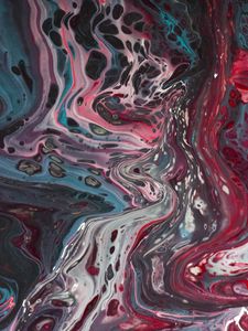 Превью обои краска, fluid art, разводы, пятна, разноцветный, жидкость