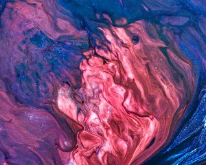 Превью обои краска, fluid art, разводы, жидкость, блестки, абстракция