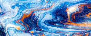 Превью обои краска, fluid art, разводы, жидкость, разноцветный, арт