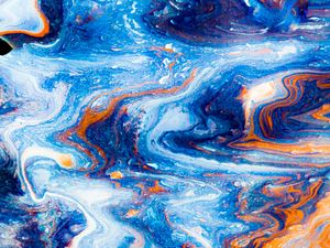 Превью обои краска, fluid art, разводы, жидкость, разноцветный, арт