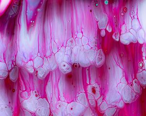 Превью обои краска, fluid art, разводы, жидкость, красный