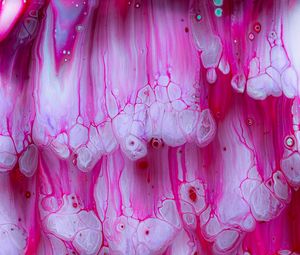 Превью обои краска, fluid art, разводы, жидкость, красный