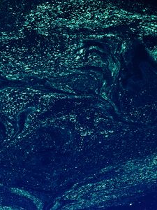 Превью обои краска, пятна, разводы, синий, fluid art