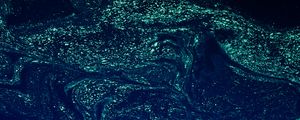 Превью обои краска, пятна, разводы, синий, fluid art