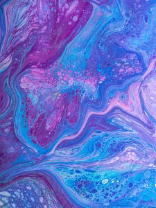 Превью обои краска, пятна, разводы, fluid art, разноцветный, круги