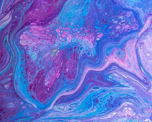 Превью обои краска, пятна, разводы, fluid art, разноцветный, круги