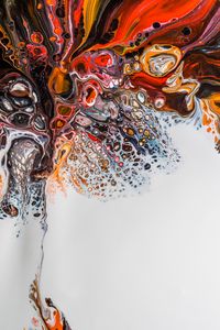 Превью обои краска, пятна, жидкость, fluid art, разводы, разноцветный