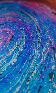 Превью обои краска, разноцветный, разводы, пятна, fluid art