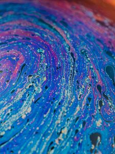 Превью обои краска, разноцветный, разводы, пятна, fluid art