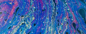 Превью обои краска, разноцветный, разводы, пятна, fluid art