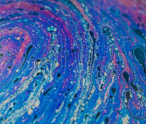 Превью обои краска, разноцветный, разводы, пятна, fluid art