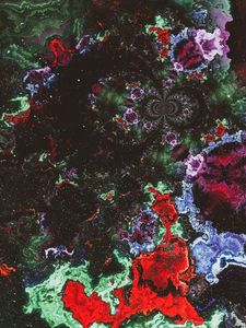 Превью обои краска, разноцветный, жидкость, абстракция, fluid art