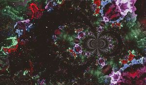 Превью обои краска, разноцветный, жидкость, абстракция, fluid art