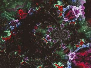 Превью обои краска, разноцветный, жидкость, абстракция, fluid art