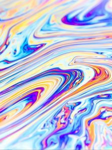 Превью обои краска, разноцветный, жидкость, разводы, абстракция