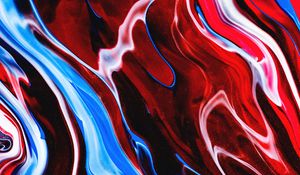Превью обои краска, разноцветный, жидкость, абстракция, fluid art, искажение