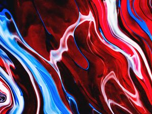 Превью обои краска, разноцветный, жидкость, абстракция, fluid art, искажение